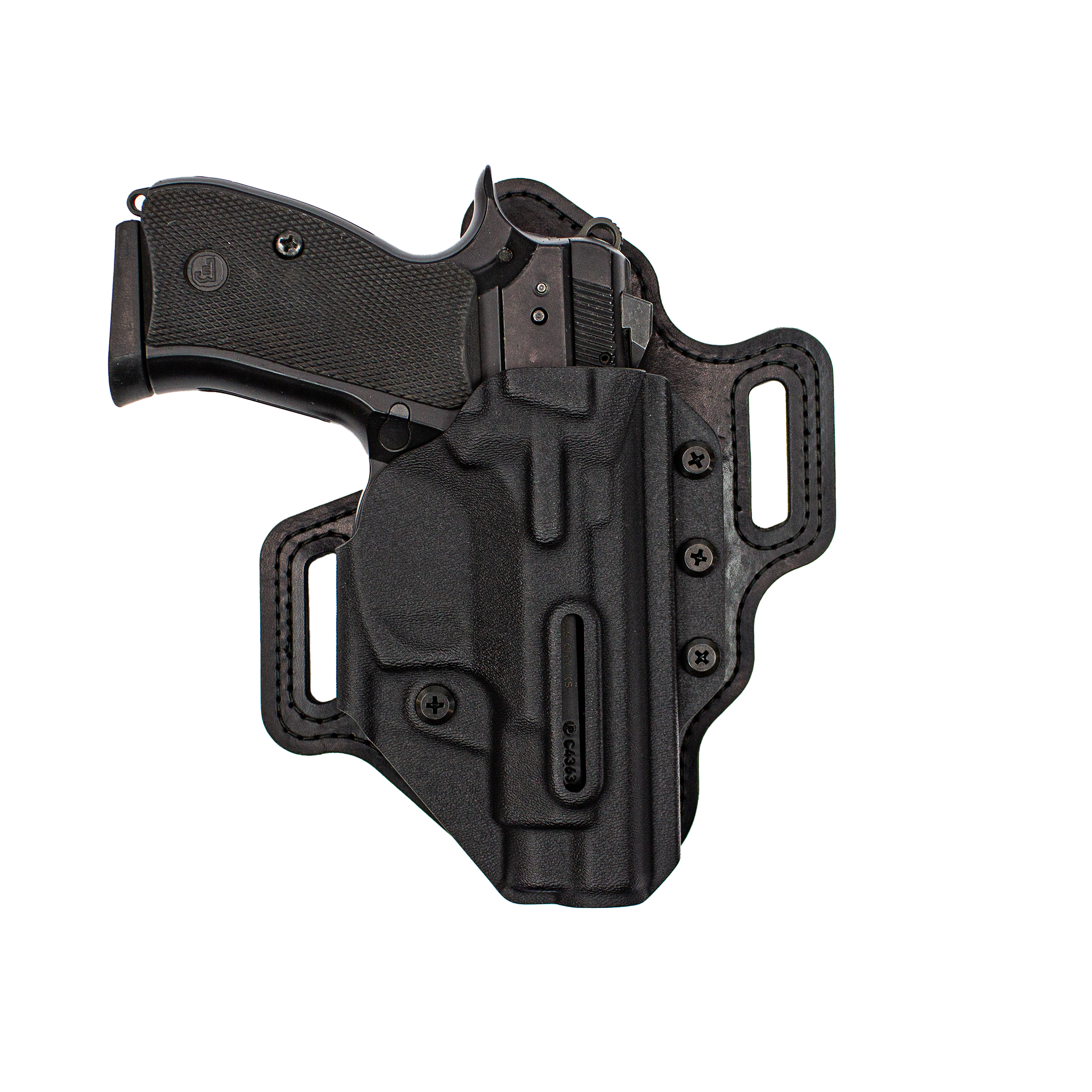 OWB Protos-M® for CZ 75D PCR Compact | Black Arch Holsters OWB Protos-M® for CZ 75D PCR Compact | Black Arch Holsters