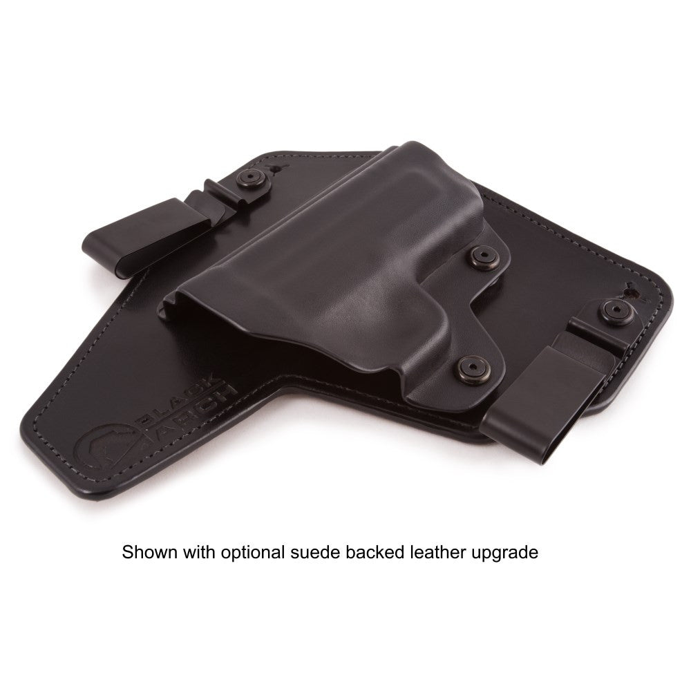 Suede backers now optional for all holsters