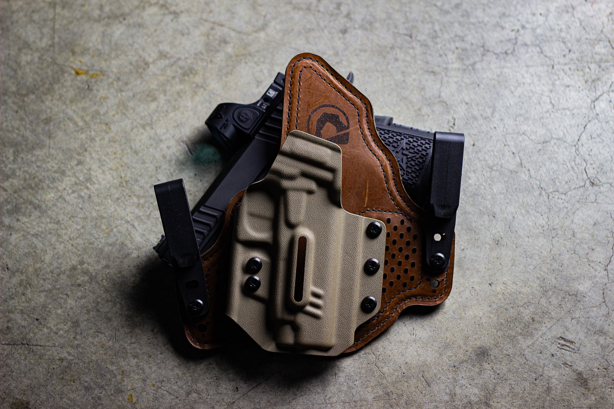 MMSC ♡ Dual Clip Protos-M® 2.0 for Mossberg MC2sc | Black Arch Holsters