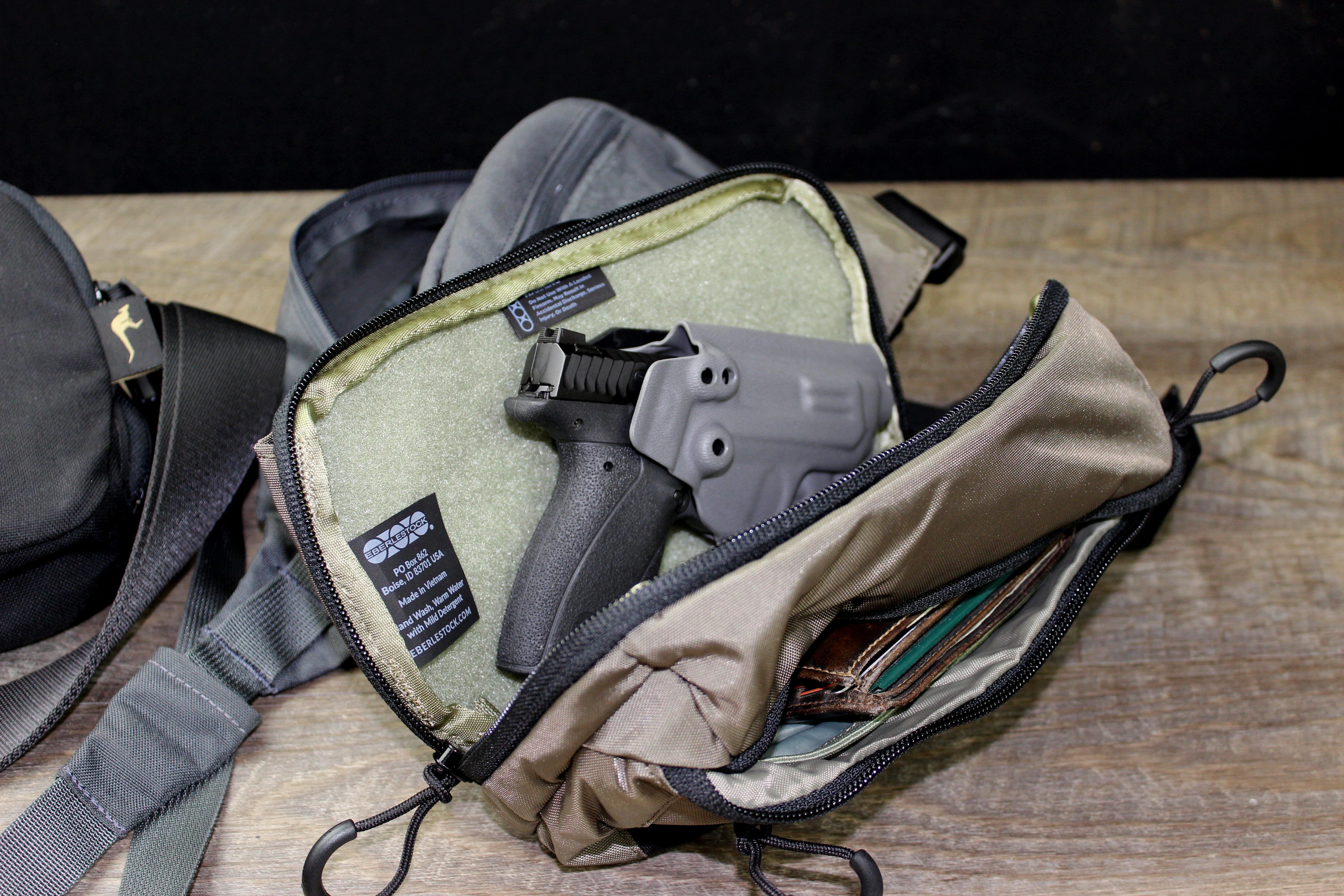 EDC Velcro Bag Holster for Springfield Prodigy – Black Arch Holsters