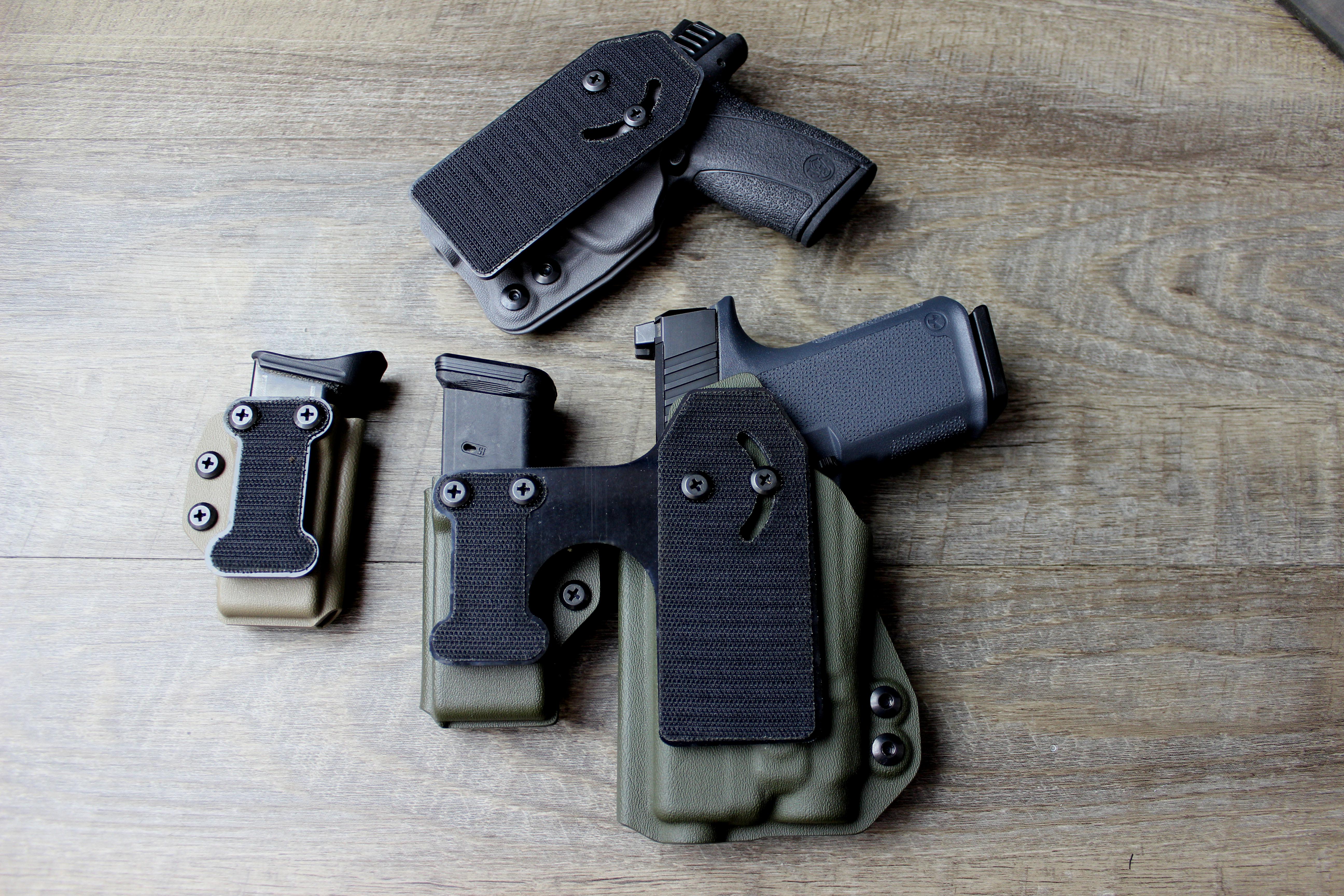 EDC Velcro Bag Holster for Springfield Prodigy – Black Arch Holsters