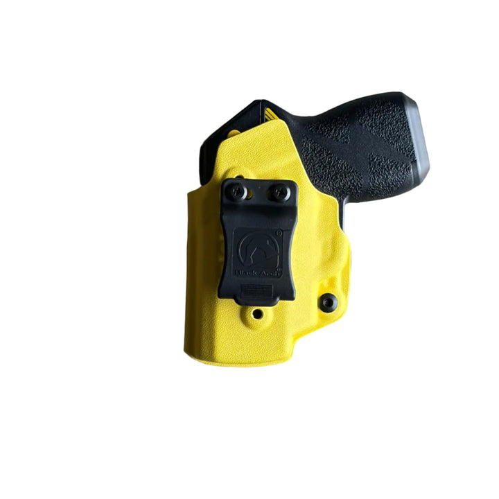 Taser Pulse inside holster Yellow