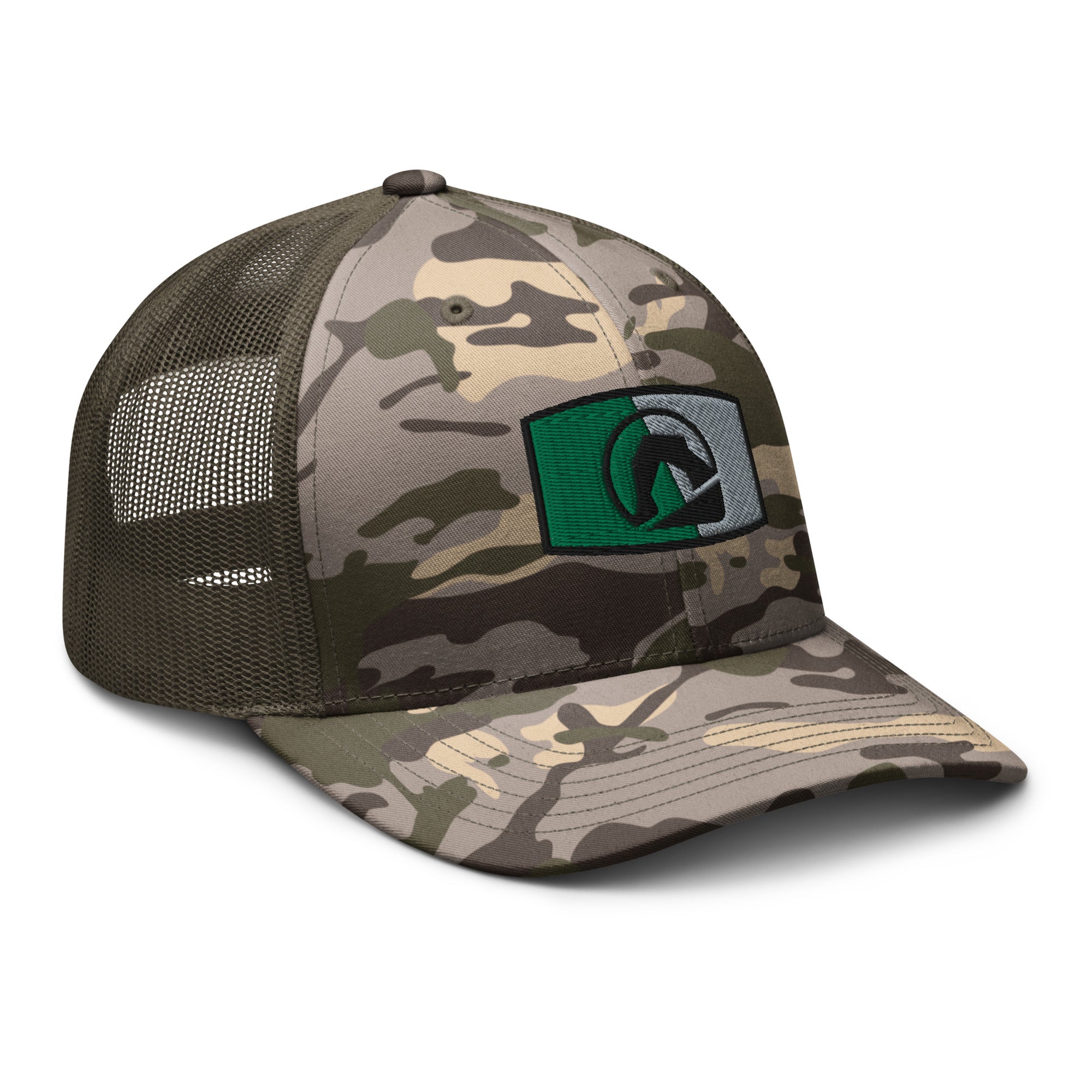 Black Arch Patch Camouflage trucker hat | Black Arch Holsters