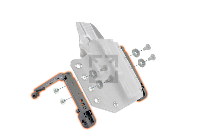 Molle-Lock Adjustable 1.5"-2" Clips